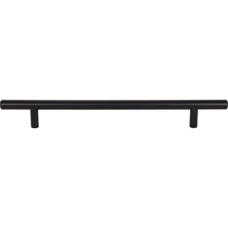Elements 272MB: 192 mm cc Naples Round Bar Cabinet Pull - Matte Black