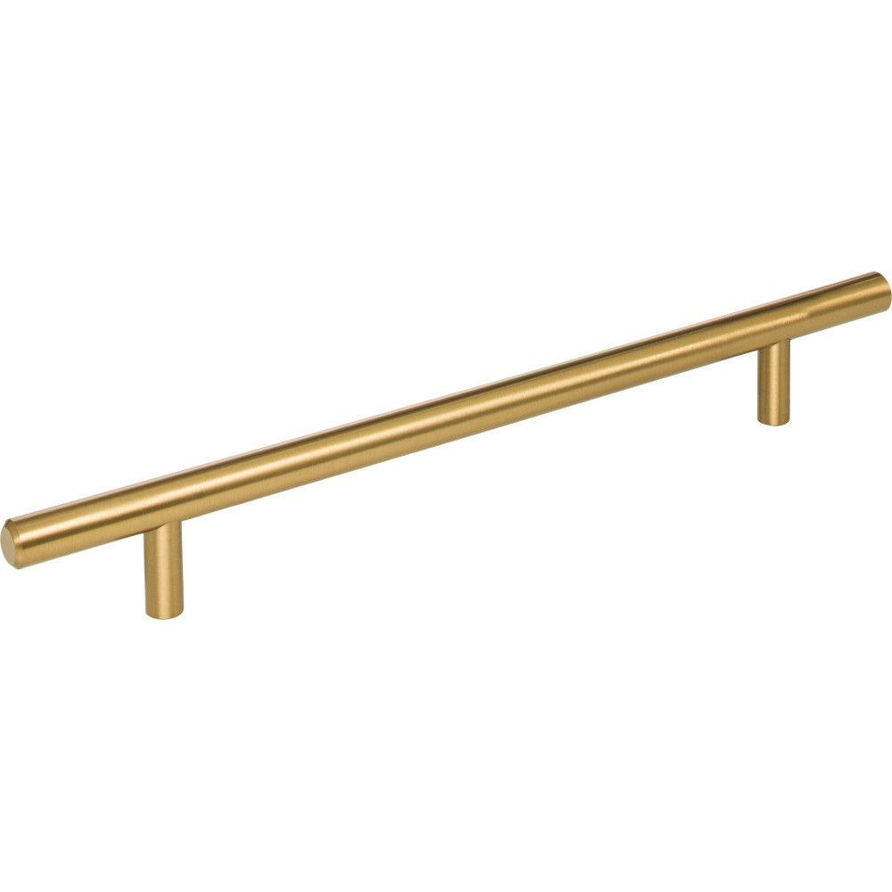 Elements 272SBZ: 192 mm cc Naples Round Bar Cabinet Pull - Satin Bronze