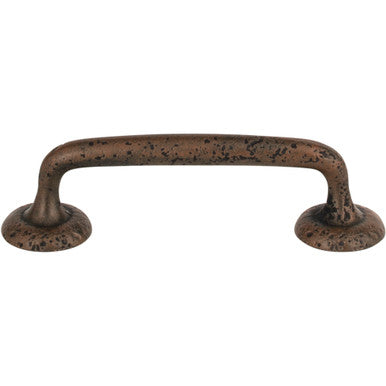 Atlas 273-R: 3" cc Olde World Cabinet Pull - Rust