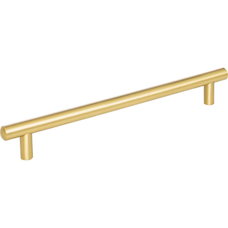 Jeffrey Alexander 274BG: 224mm cc Key West Round Bar Cabinet Pull - Brushed Gold