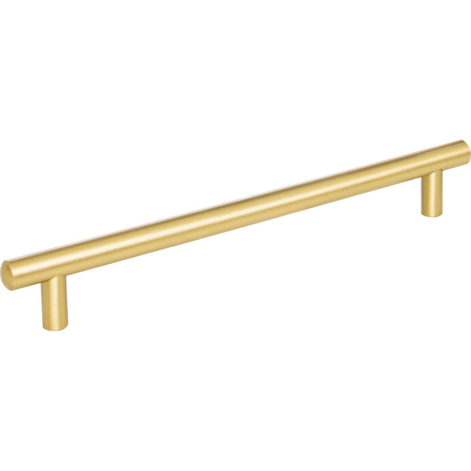 Jeffrey Alexander 274BG: 224mm cc Key West Round Bar Cabinet Pull - Brushed Gold