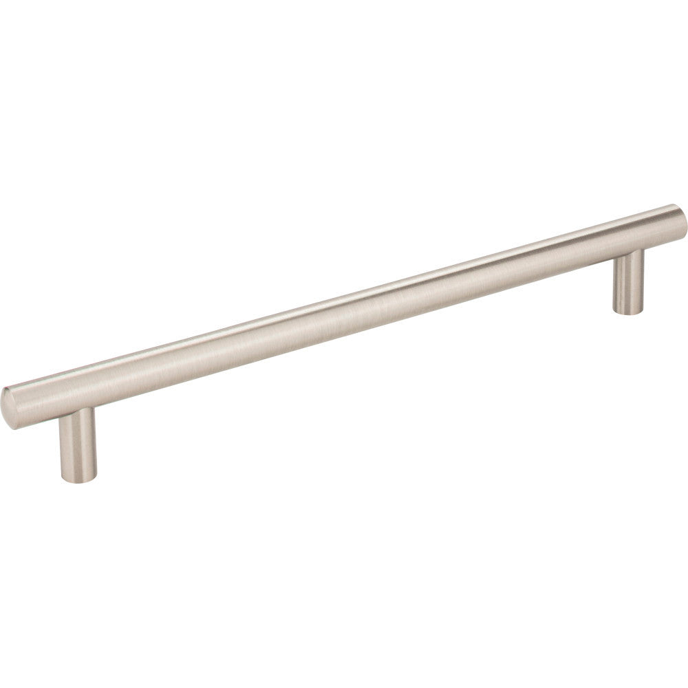 Jeffrey Alexander 274SN: 224mm cc Key West Round Bar Cabinet Pull - Satin Nickel