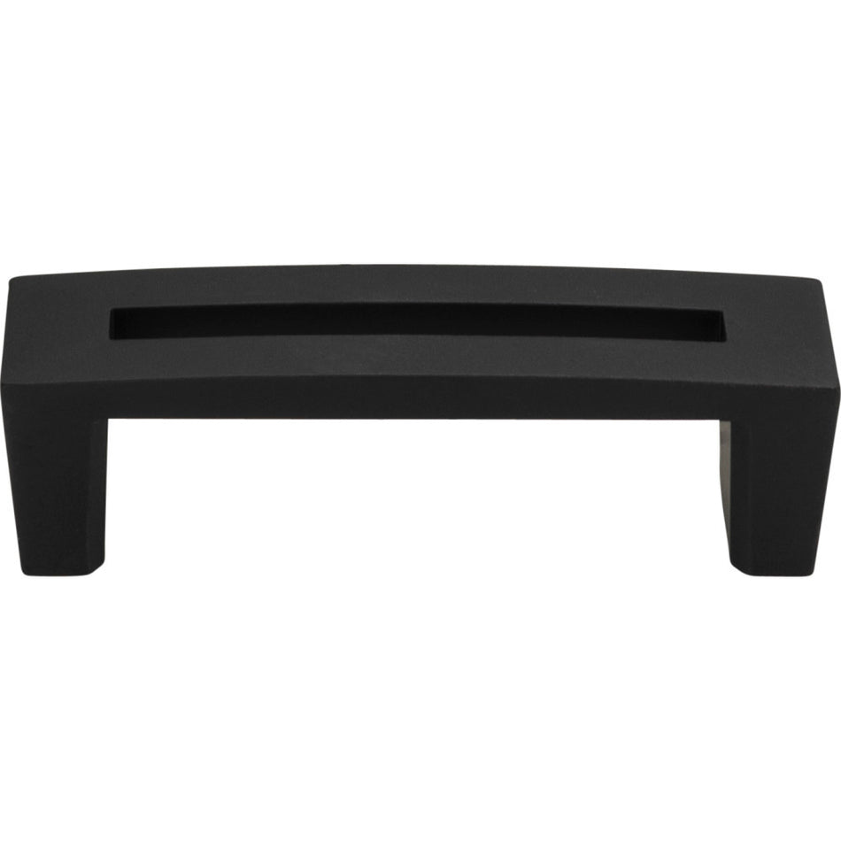 Atlas 275-BL: 3" cc Centinel Cabinet Pull - Matte Black