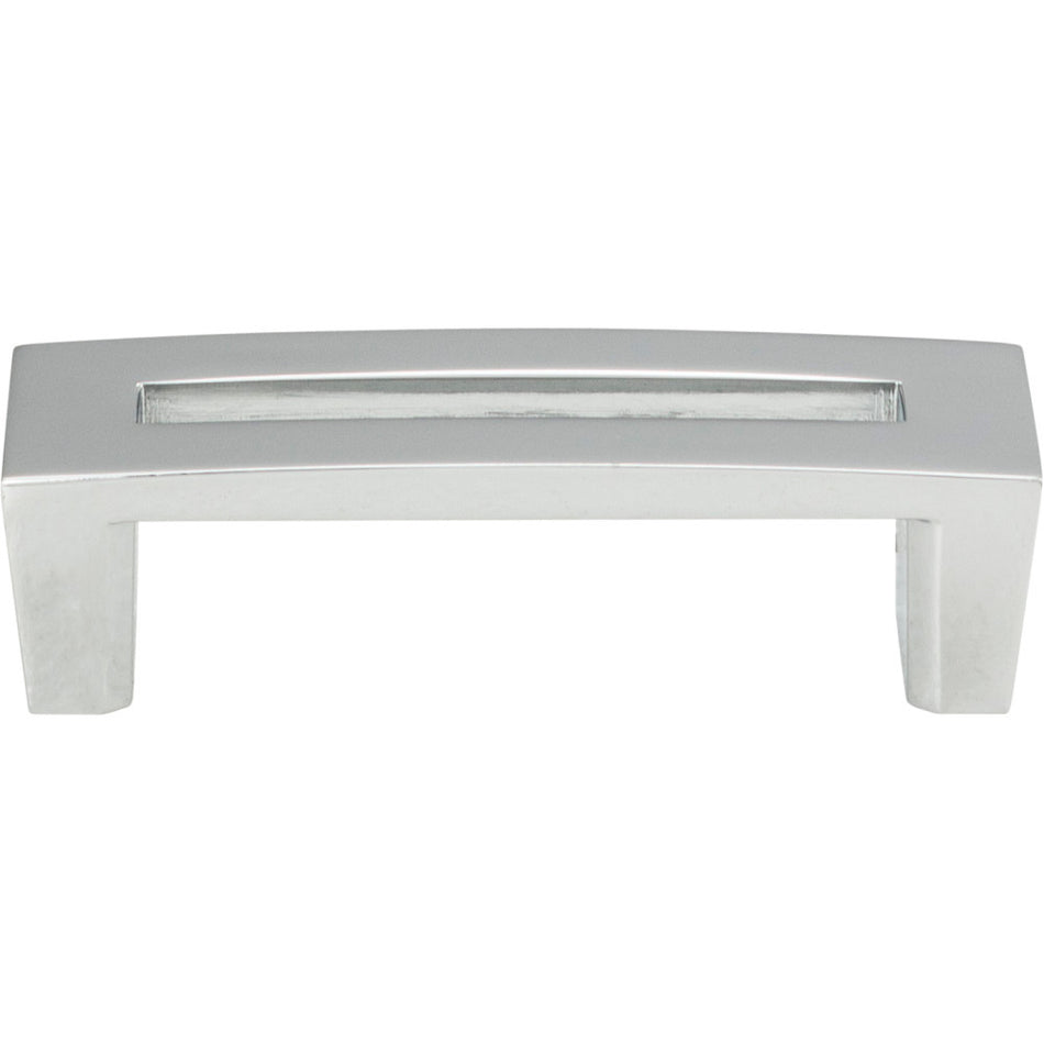 Atlas 275-CH: 3" cc Centinel Cabinet Pull - Polished Chrome