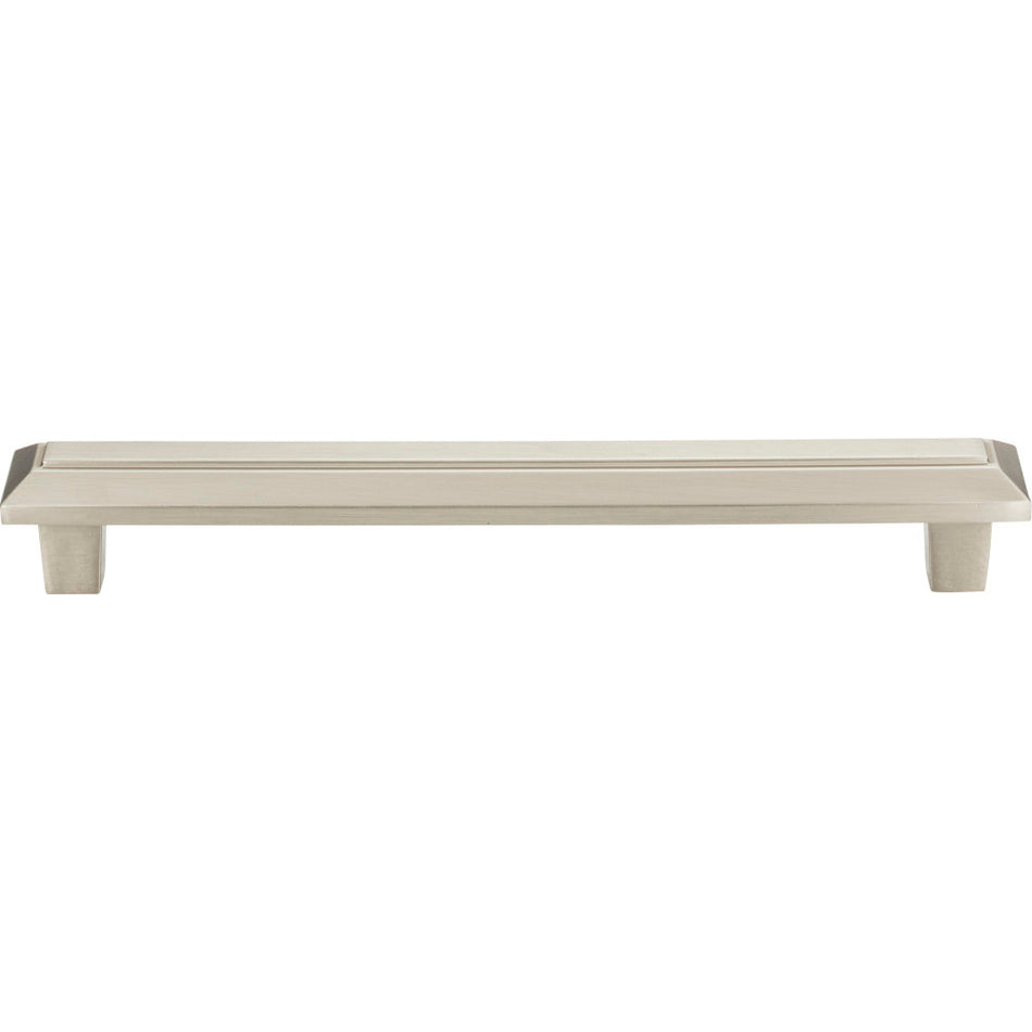 Atlas 284-BRN: 6-5/16" cc Trocadero Cabinet Pull - Brushed Nickel