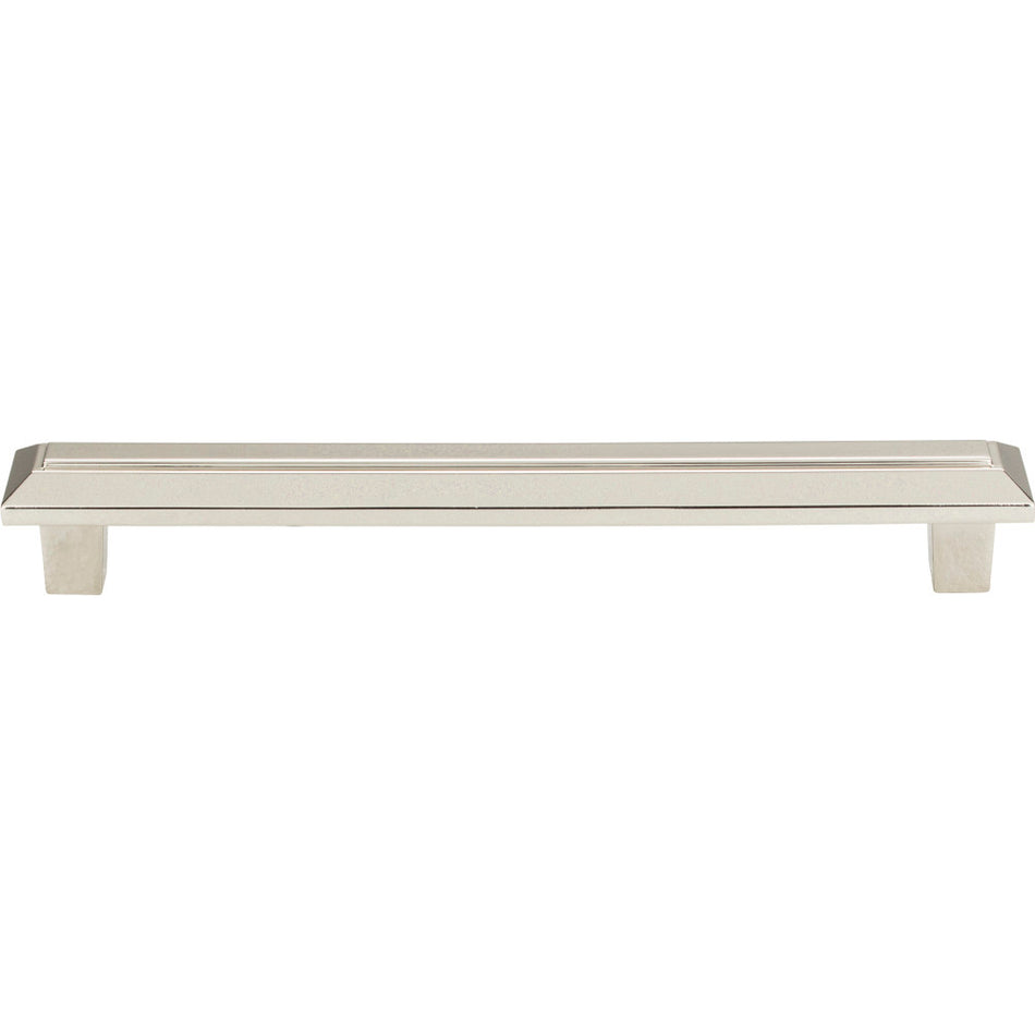 Atlas 284-PN: 6-5/16" cc Trocadero Cabinet Pull - Polished Nickel