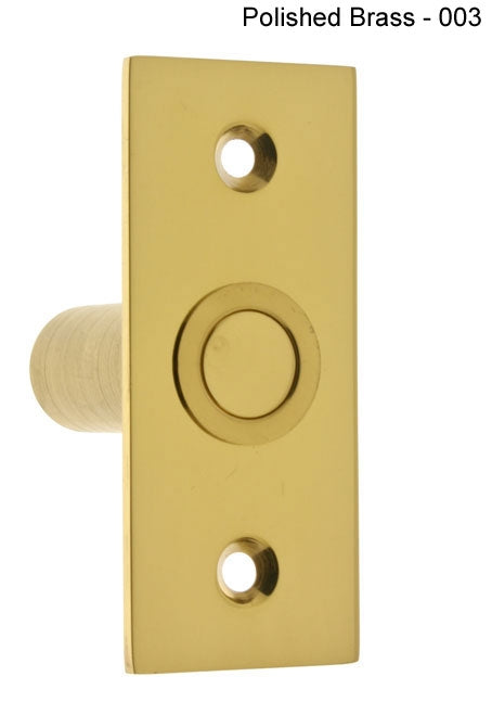 IDH Brass 28400-15A: 3-1/2" Dust Proof Strike w/Faceplate - Antique Nickel