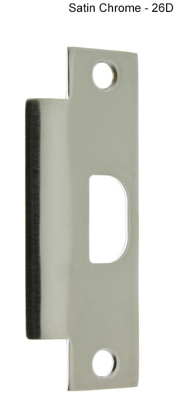 IDH Brass 28410-26D: 4 -7/8" ASA Universal Strike - Satin Chrome