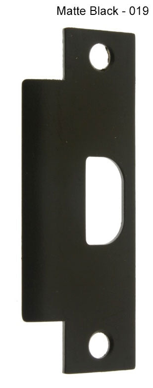 IDH Brass 28410-019: 4 -7/8" ASA Universal Strike - Matte Black
