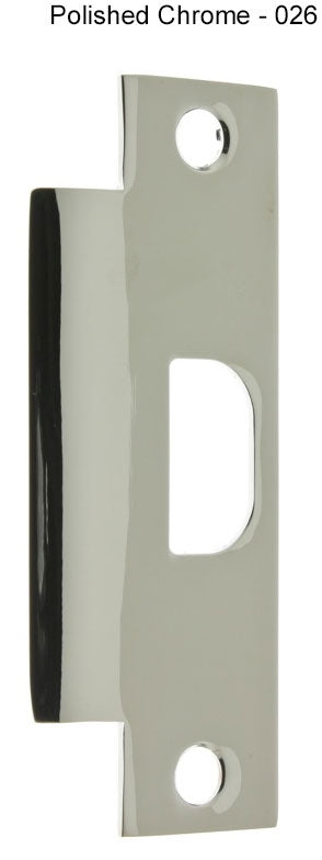 IDH Brass 28410-026: 4 -7/8" ASA Universal Strike - Polished Chrome