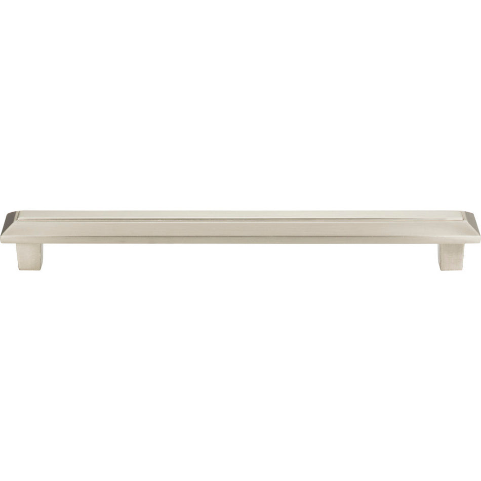 Atlas 285-BRN: 7-1/2" cc Trocadero Cabinet Pull - Brushed Nickel