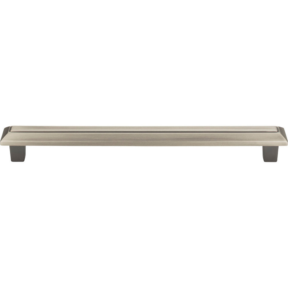 Atlas 285-P: 7-1/2" cc Trocadero Cabinet Pull - Pewter