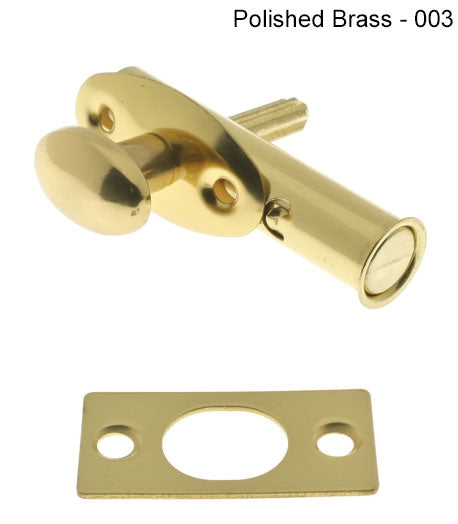 IDH Brass 28500-004: 2-1/2" Mortise Door Bolt - Satin Brass