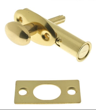 IDH Brass 28500-3NL: 2-1/2" Mortise Door Bolt - Polished Brass