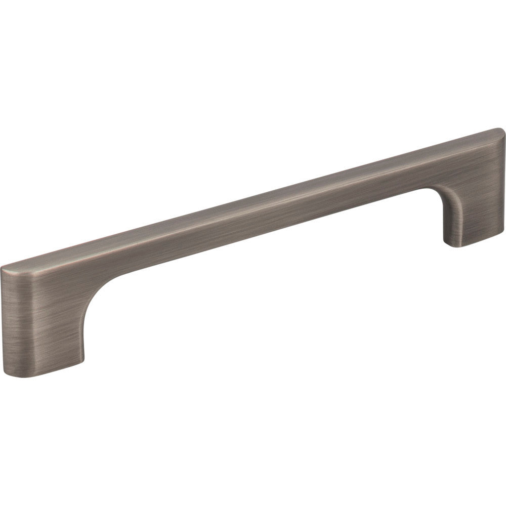 Jeffrey Alexander 286-128BNBDL: 128mm cc Leyton Bar Cabinet Pull - Brushed Pewter