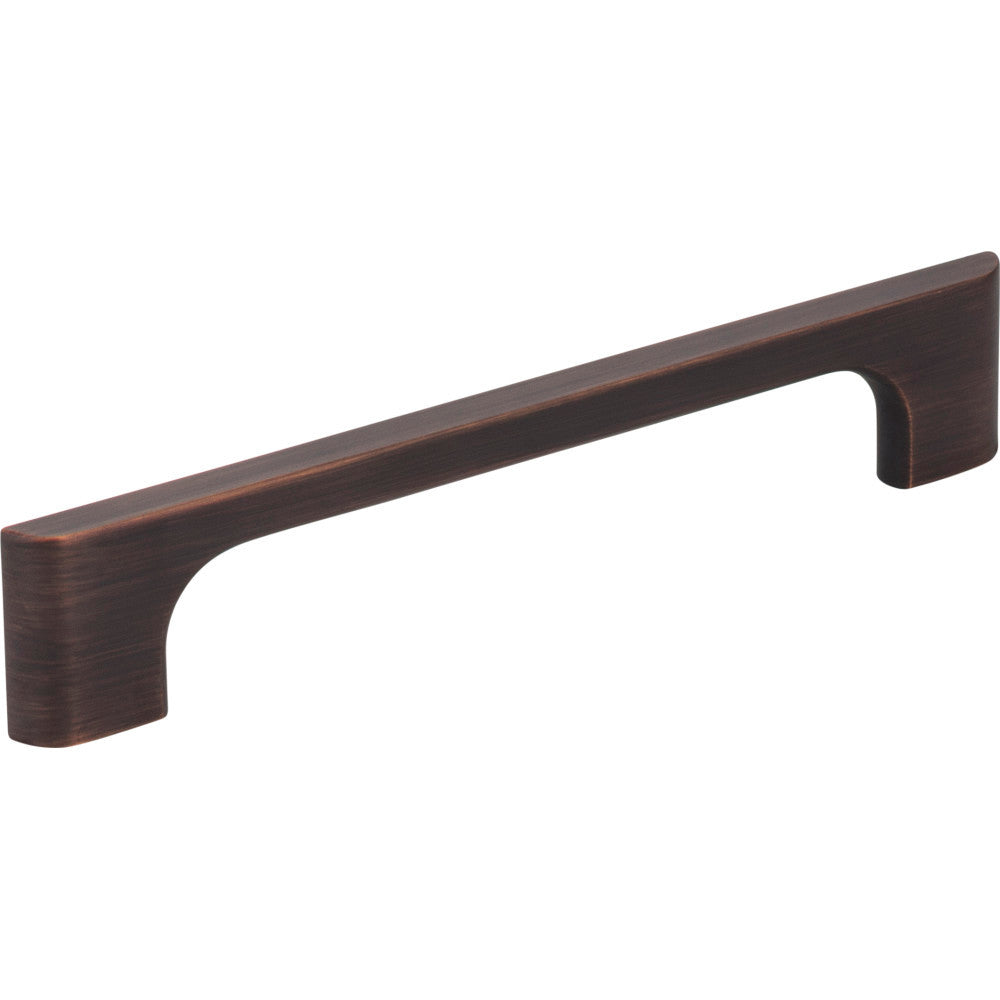 Jeffrey Alexander 286-128DBAC: 128mm cc Leyton Bar Cabinet Pull - Brushed Oil Rubbed Bronze