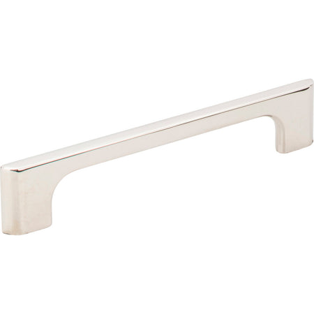 Jeffrey Alexander 286-128NI: 128mm cc Leyton Bar Cabinet Pull - Polished Nickel