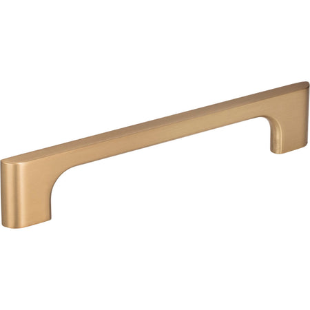 Jeffrey Alexander 286-128SBZ: 128mm cc Leyton Bar Cabinet Pull - Satin Bronze