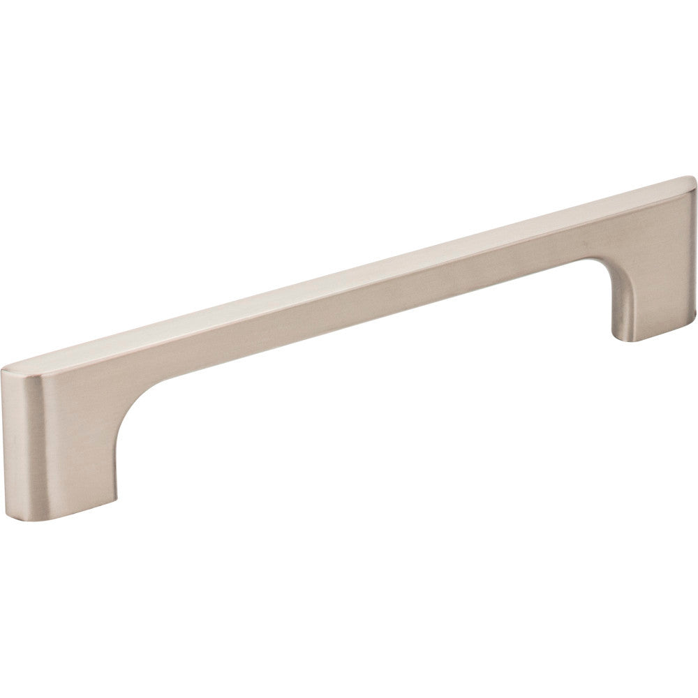 Jeffrey Alexander 286-128SN: 128mm cc Leyton Bar Cabinet Pull - Satin Nickel