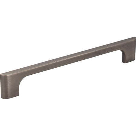Jeffrey Alexander 286-160BNBDL: 160mm cc Leyton Bar Cabinet Pull - Brushed Pewter
