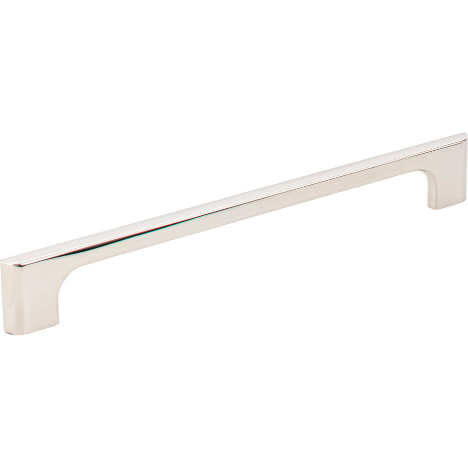 Jeffrey Alexander 286-192NI: 192mm cc Leyton Bar Cabinet Pull - Polished Nickel