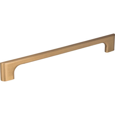 Jeffrey Alexander 286-192SBZ: 192mm cc Leyton Bar Cabinet Pull - Satin Bronze