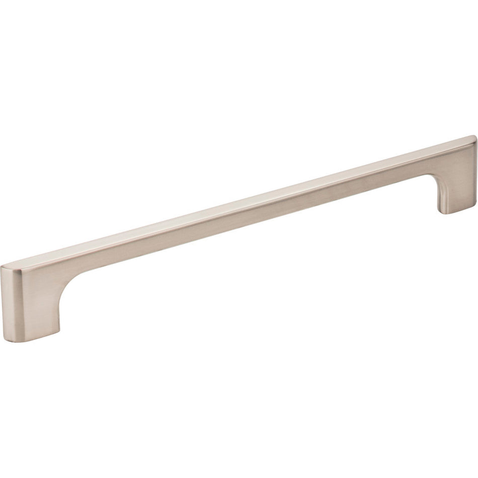 Jeffrey Alexander 286-192SN: 192mm cc Leyton Bar Cabinet Pull - Satin Nickel