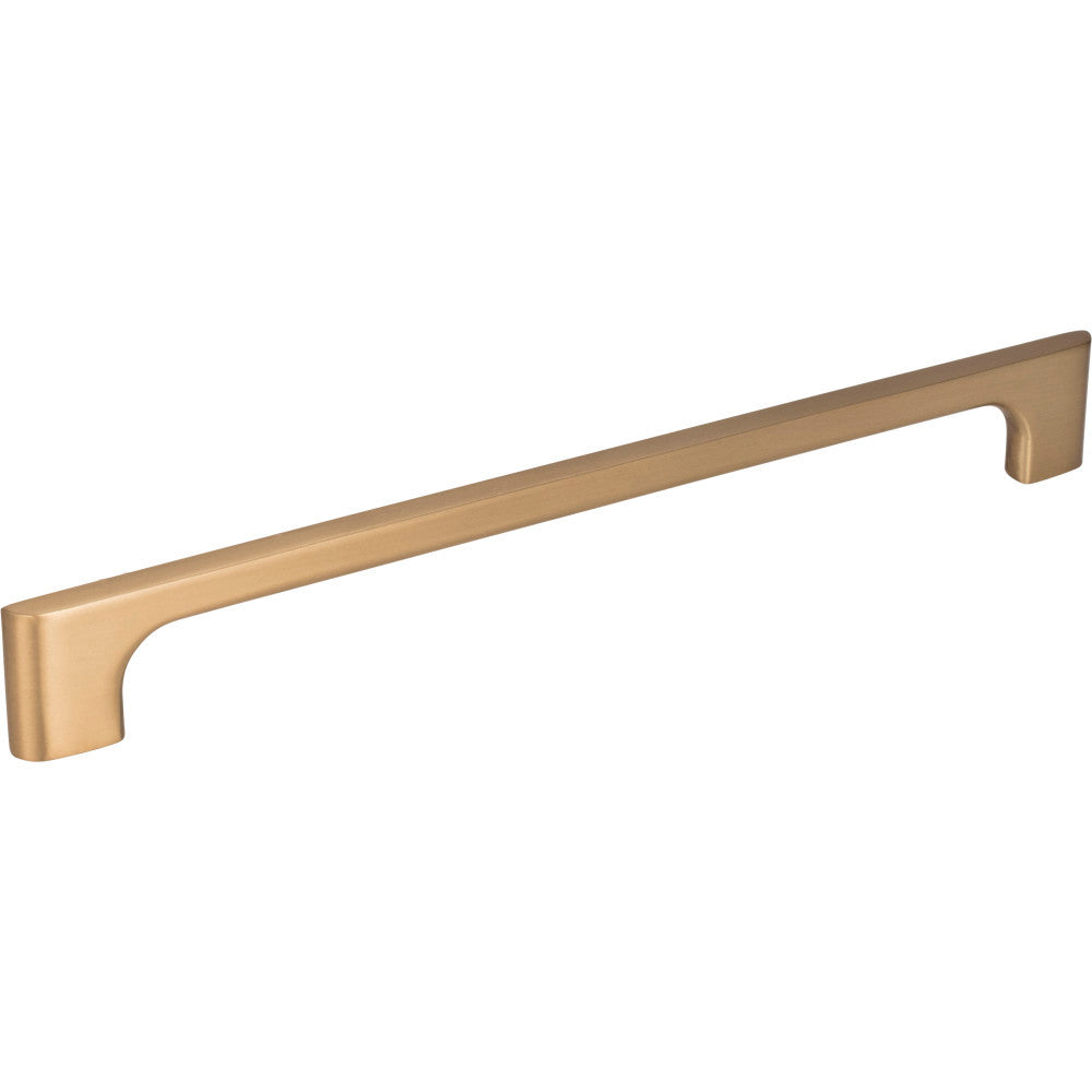 Jeffrey Alexander 286-224SBZ: 224mm cc Leyton Bar Cabinet Pull - Satin Bronze