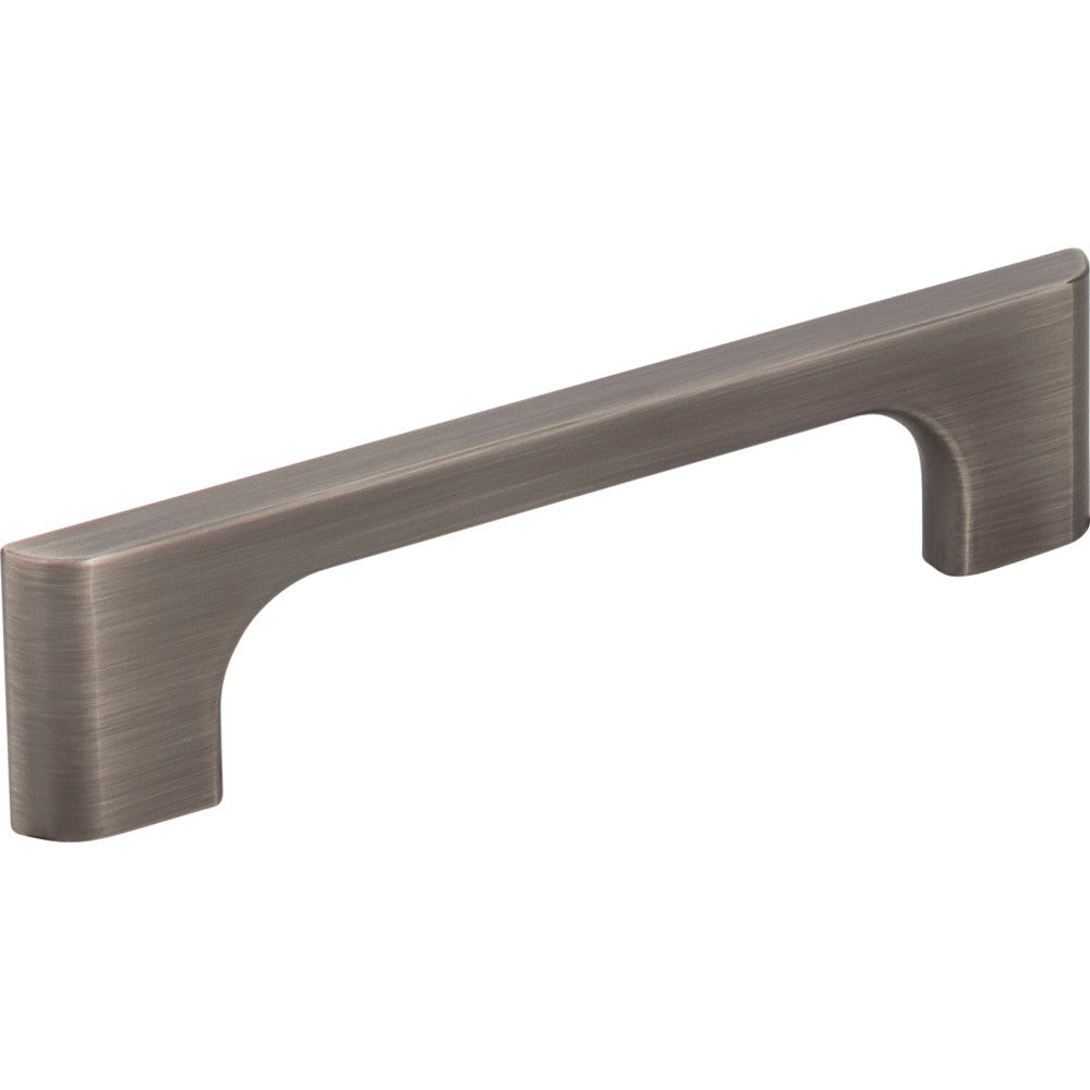 Jeffrey Alexander 286-96BNBDL: 96mm cc Leyton Bar Cabinet Pull - Brushed Pewter