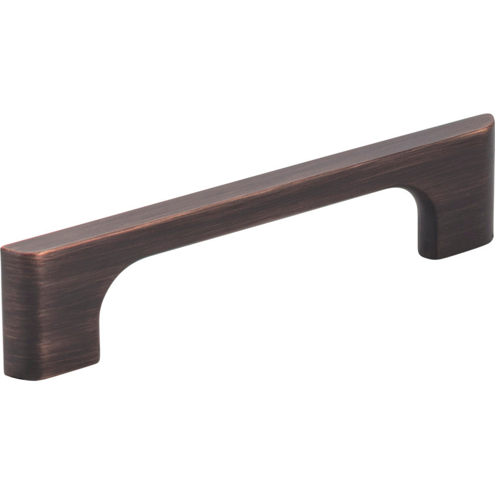 Jeffrey Alexander 286-96DBAC: 96mm cc Leyton Bar Cabinet Pull - Brushed Oil Rubbed Bronze