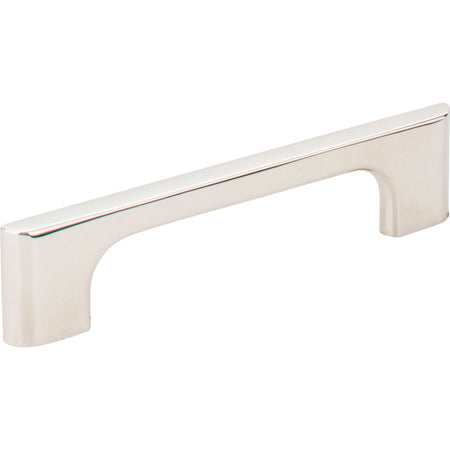 Jeffrey Alexander 286-96NI: 96mm cc Leyton Bar Cabinet Pull - Polished Nickel