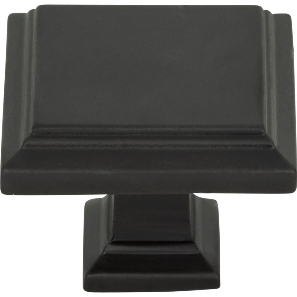 Atlas 289-MB: 1-1/4" Sutton Place Square Cabinet Knob - Modern Bronze
