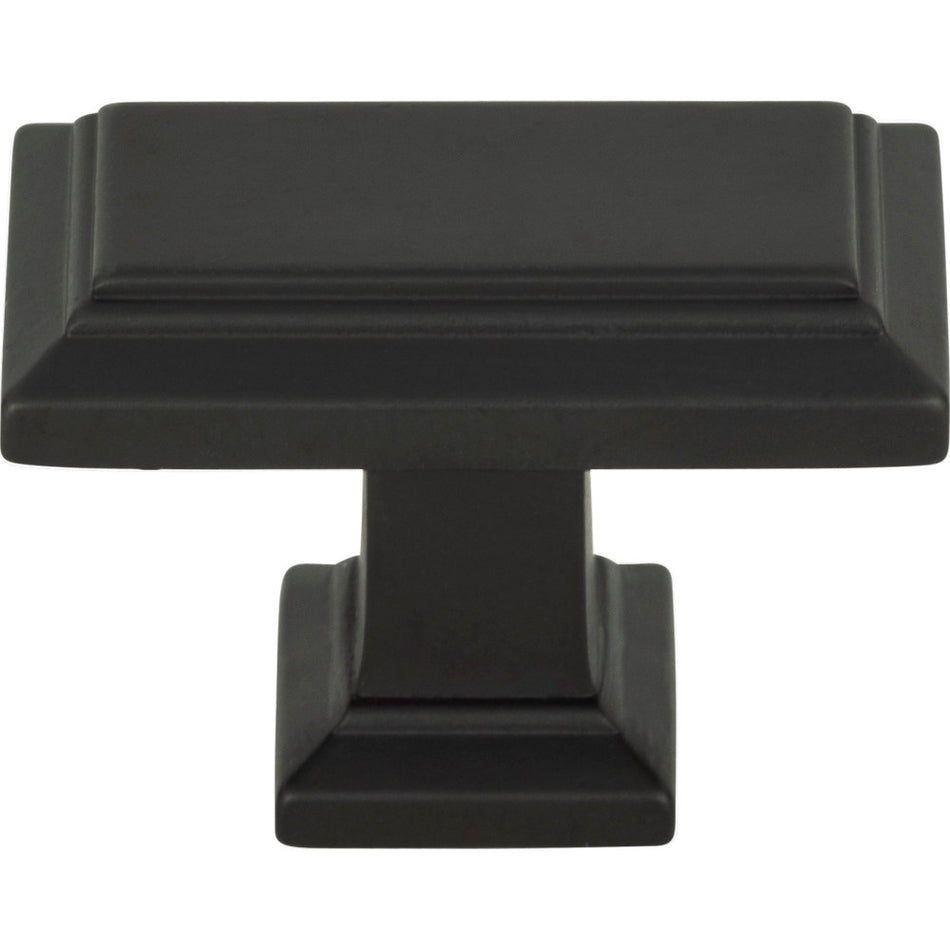 Atlas 290-MB: 1-7/16" Sutton Place Rectangle Cabinet Knob - Modern Bronze