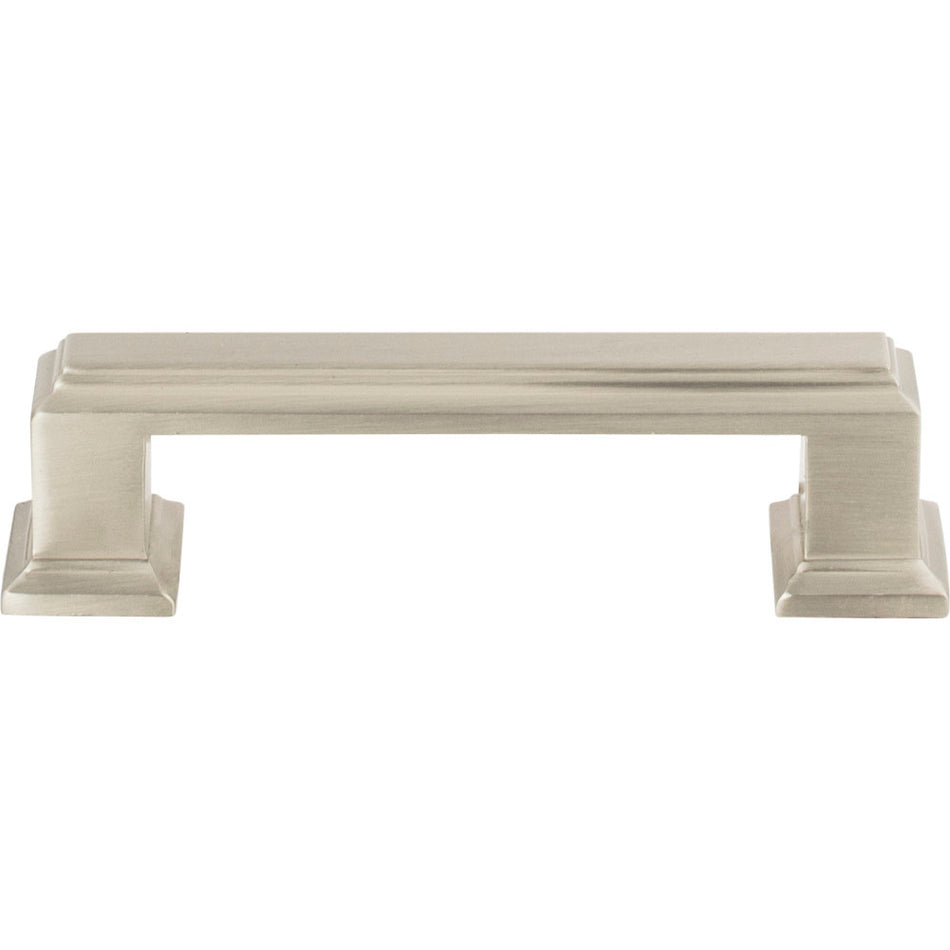Atlas 291-BRN: 3" cc Sutton Place Cabinet Pull - Brushed Nickel