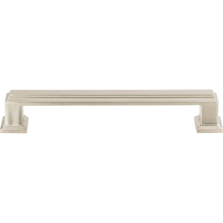 Atlas 292-BRN: 5-1/16" cc Sutton Place Cabinet Pull - Brushed Nickel