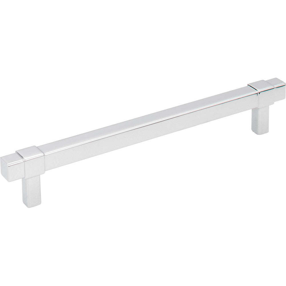 Jeffrey Alexander 293-160PC: 160mm cc Zane Bit Pull Cabinet Pull - Polished Chrome