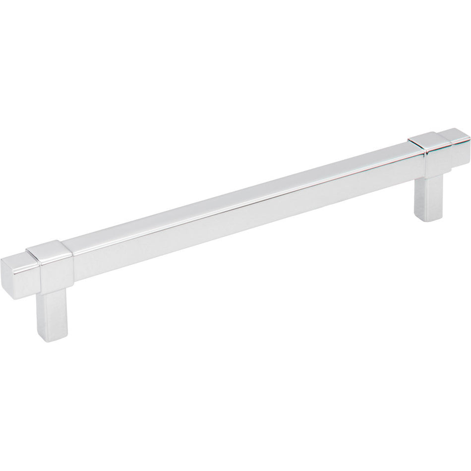 Jeffrey Alexander 293-160PC: 160mm cc Zane Bit Pull Cabinet Pull - Polished Chrome
