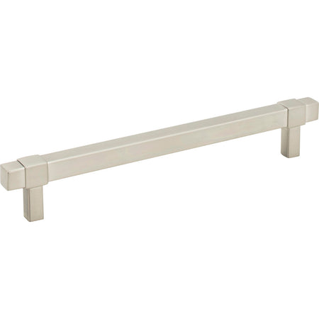 Jeffrey Alexander 293-160SN: 160mm cc Zane Bit Pull Cabinet Pull - Satin Nickel