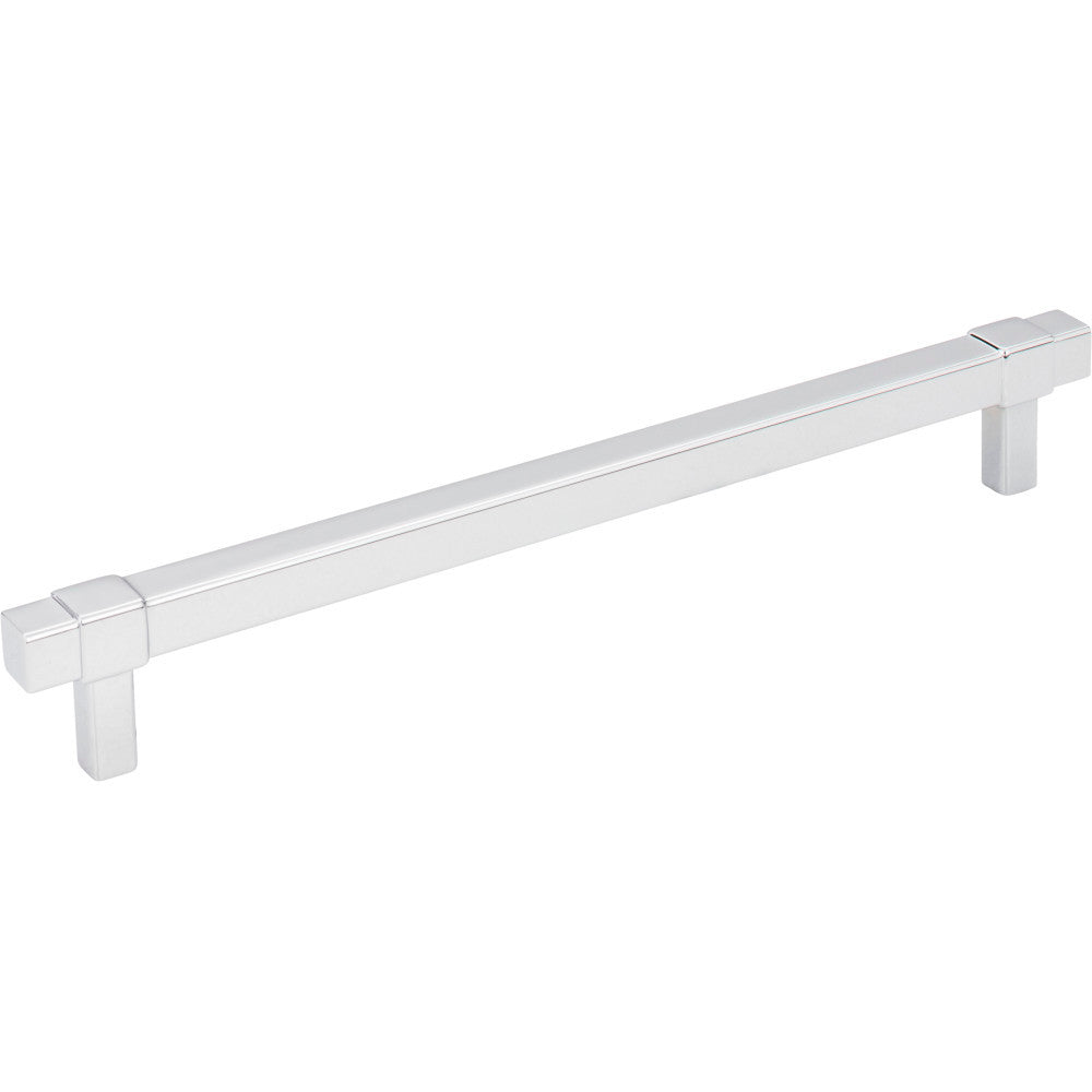 Jeffrey Alexander 293-192PC: 192mm cc Zane Bit Pull Cabinet Pull - Polished Chrome
