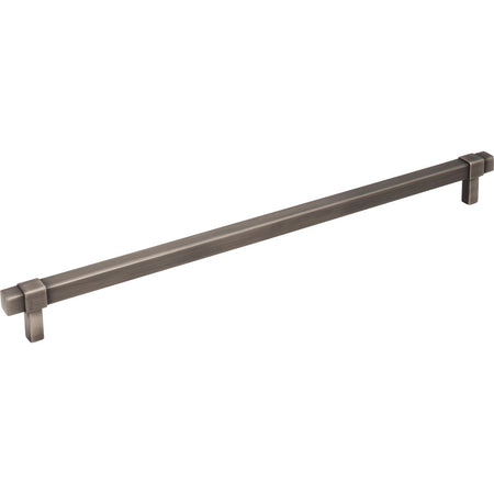 Jeffrey Alexander 293-305BNBDL: 305mm cc Zane Bit Pull Cabinet Pull - Brushed Pewter