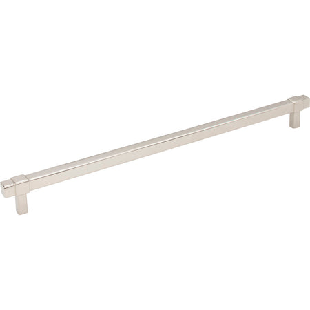 Jeffrey Alexander 293-305NI: 305mm cc Zane Bit Pull Cabinet Pull - Polished Nickel