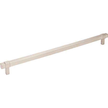 Jeffrey Alexander 293-305SN: 305mm cc Zane Bit Pull Cabinet Pull - Satin Nickel
