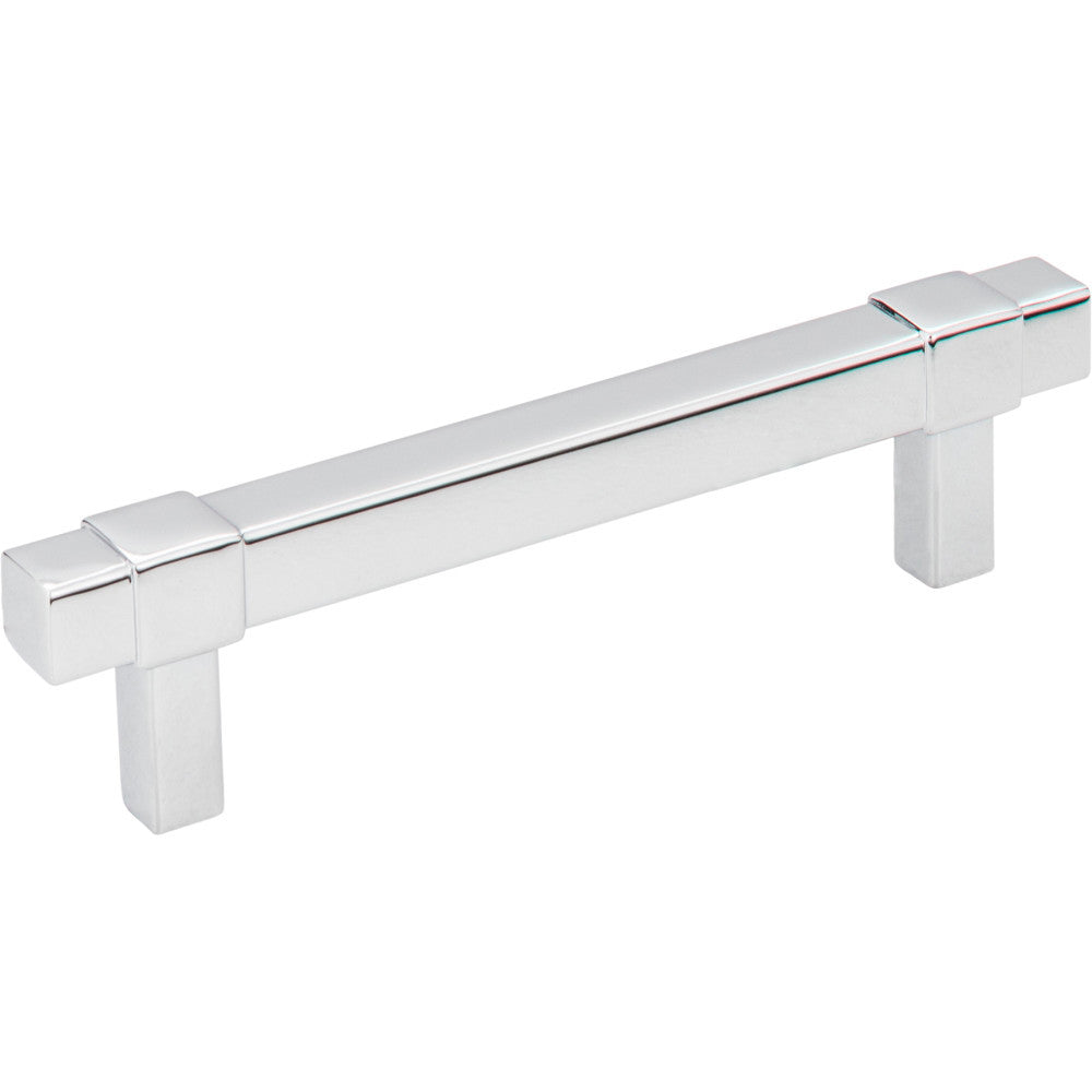 Jeffrey Alexander 293-96PC: 96mm cc Zane Bit Pull Cabinet Pull - Polished Chrome