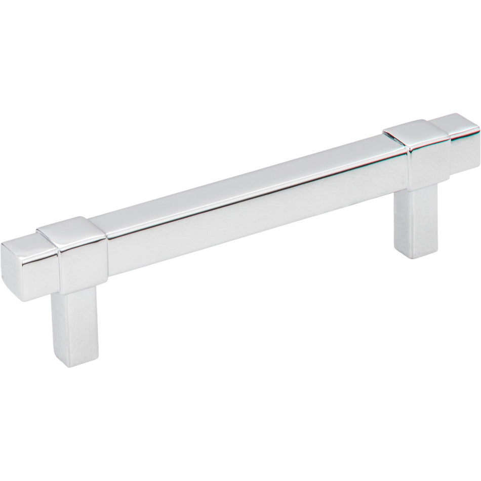 Jeffrey Alexander 293-96PC: 96mm cc Zane Bit Pull Cabinet Pull - Polished Chrome