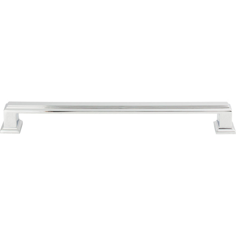 Atlas 293-CH: 7-9/16" cc Sutton Place Cabinet Pull - Polished Chrome