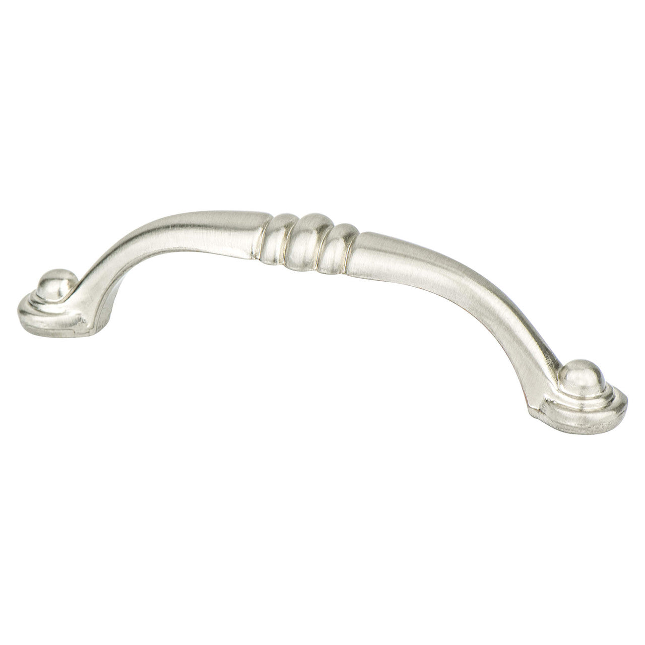 Berenson 2930-1BPN: 96mm cc Euro Traditions Cabinet Pull - Brushed Nickel