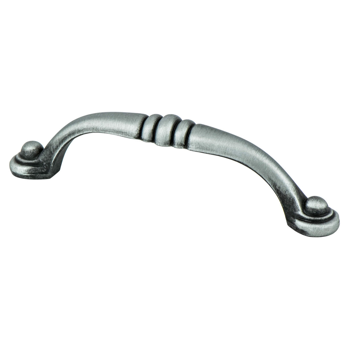 Berenson 2934-1BAP: 96mm cc Euro Traditions Cabinet Pull - Brushed Antique Pewter