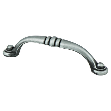 Berenson 2934-1BAP: 96mm cc Euro Traditions Cabinet Pull - Brushed Antique Pewter