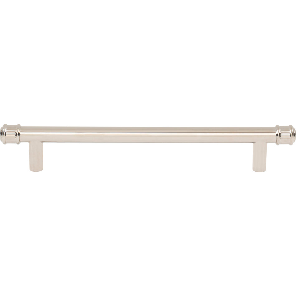 Top Knobs TK3294PN: 7-9/16" cc Elland Cabinet Pull - Polished Nickel