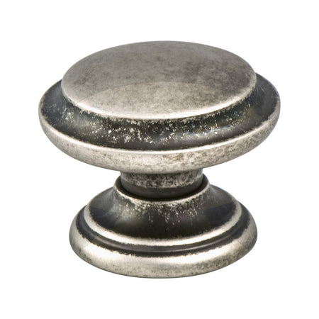 Berenson 2976-1RN-C: 1-3/8" Euro Rustica Cabinet Knob - Rustic Nickel